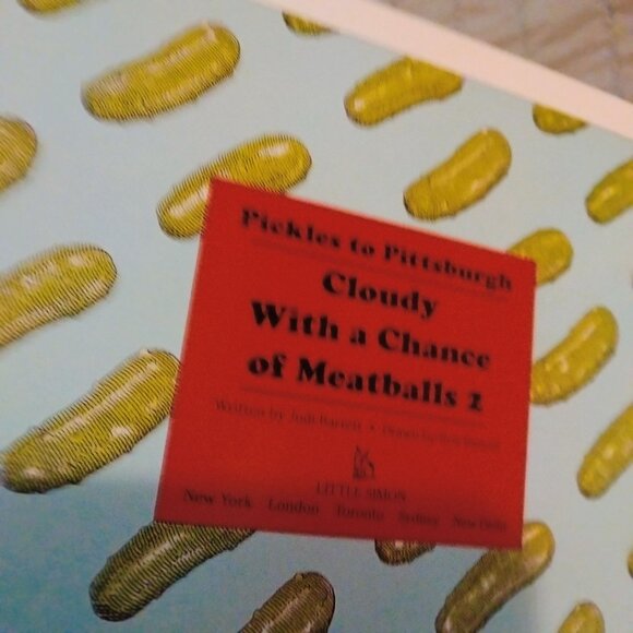 Pickles To Pittsburgh Cloudy With A Chance Of Meatballs 2 Board Book Barrett - Picture 5 of 7
